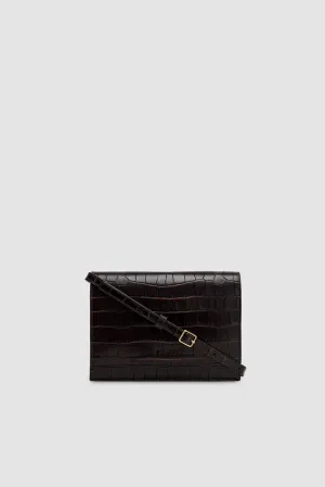 2/6 Suki Clutch - Scorched Sienna Croc