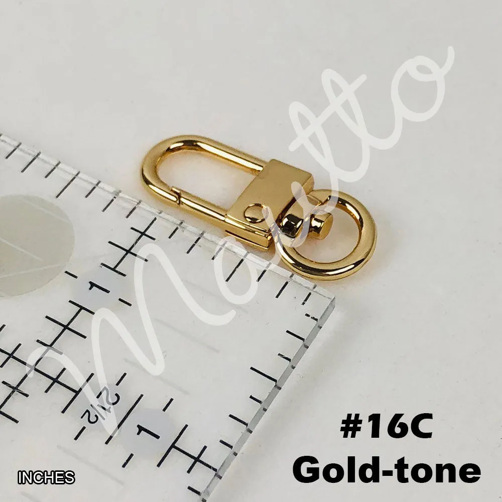 Classic Rolo Chain, Extra Petite, Gold-tone Finish - 3/16 inch (5mm) Wide Luxury Chain Strap - Handle to Crossbody Lengths