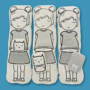 Eco-friendly Doll Soft Toy - Natural Canvas