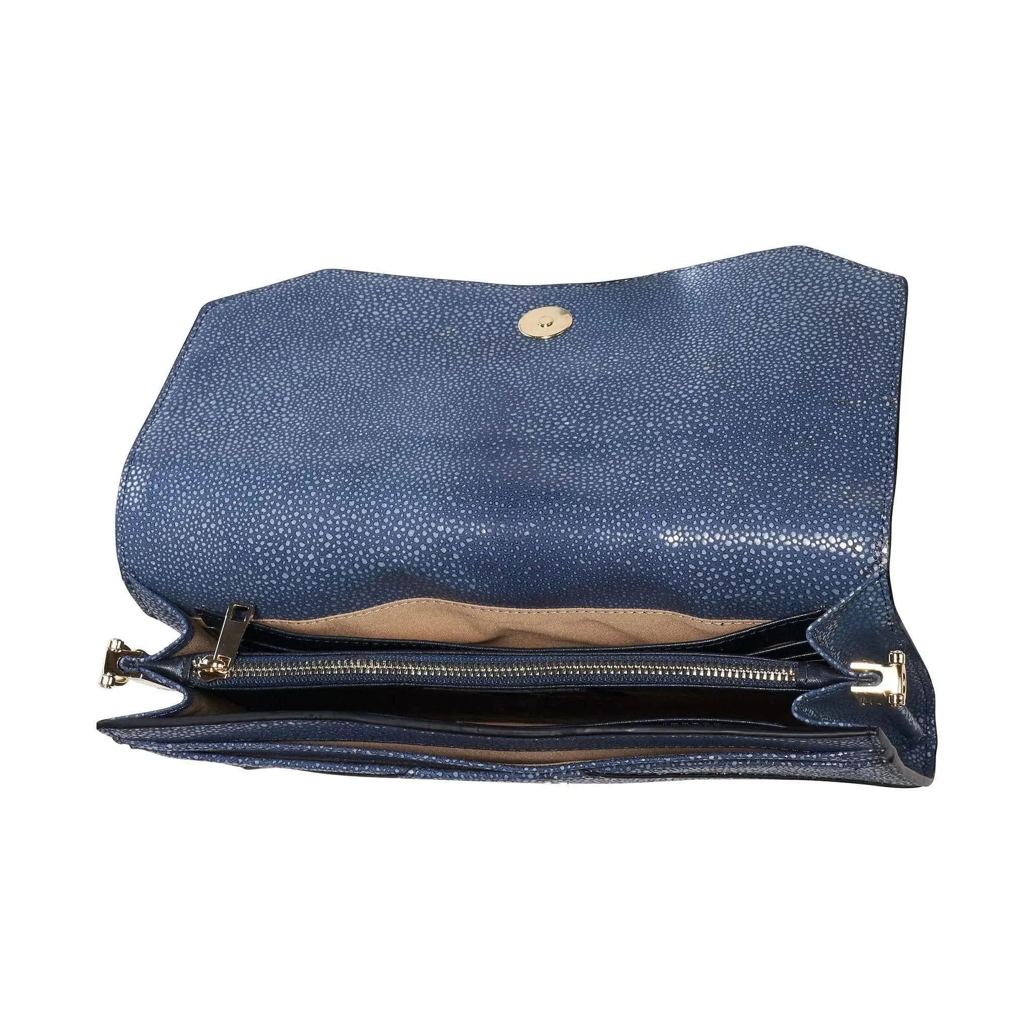 Fish Blue Crossbody Clutch Bag