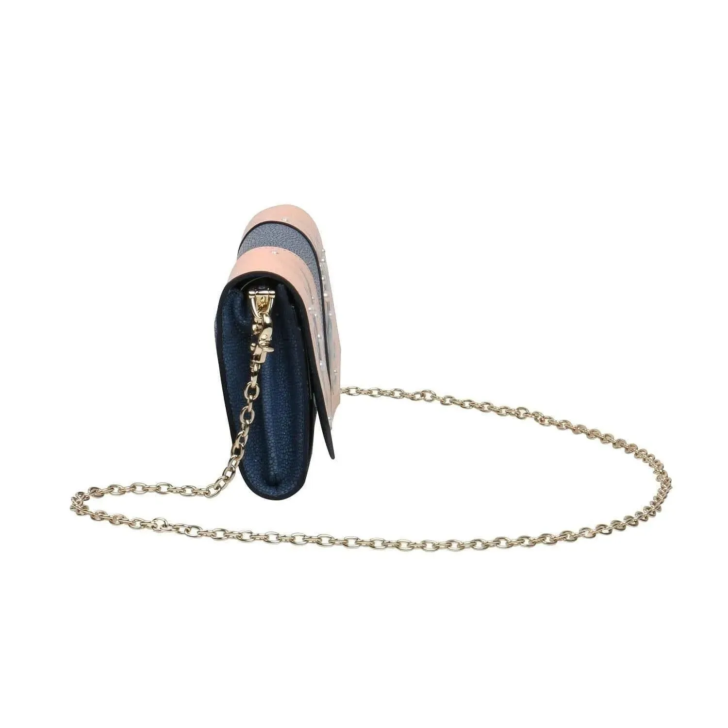 Fish Blue Crossbody Clutch Bag