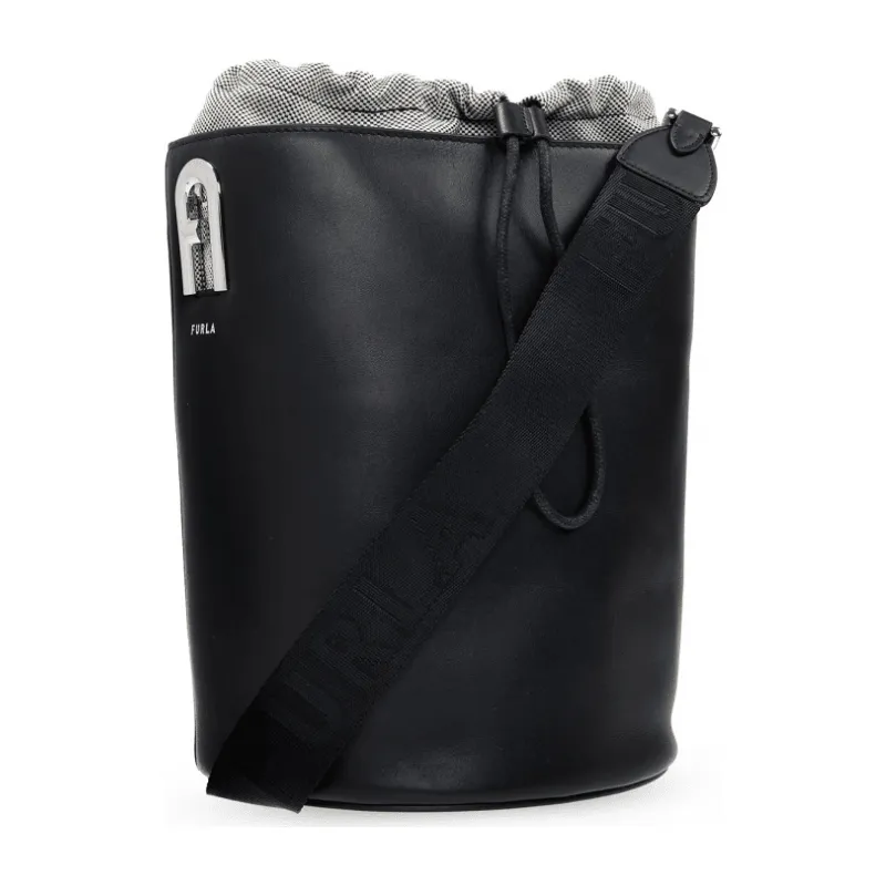 Furla Lipari Medium Bucket Bag - Nero
