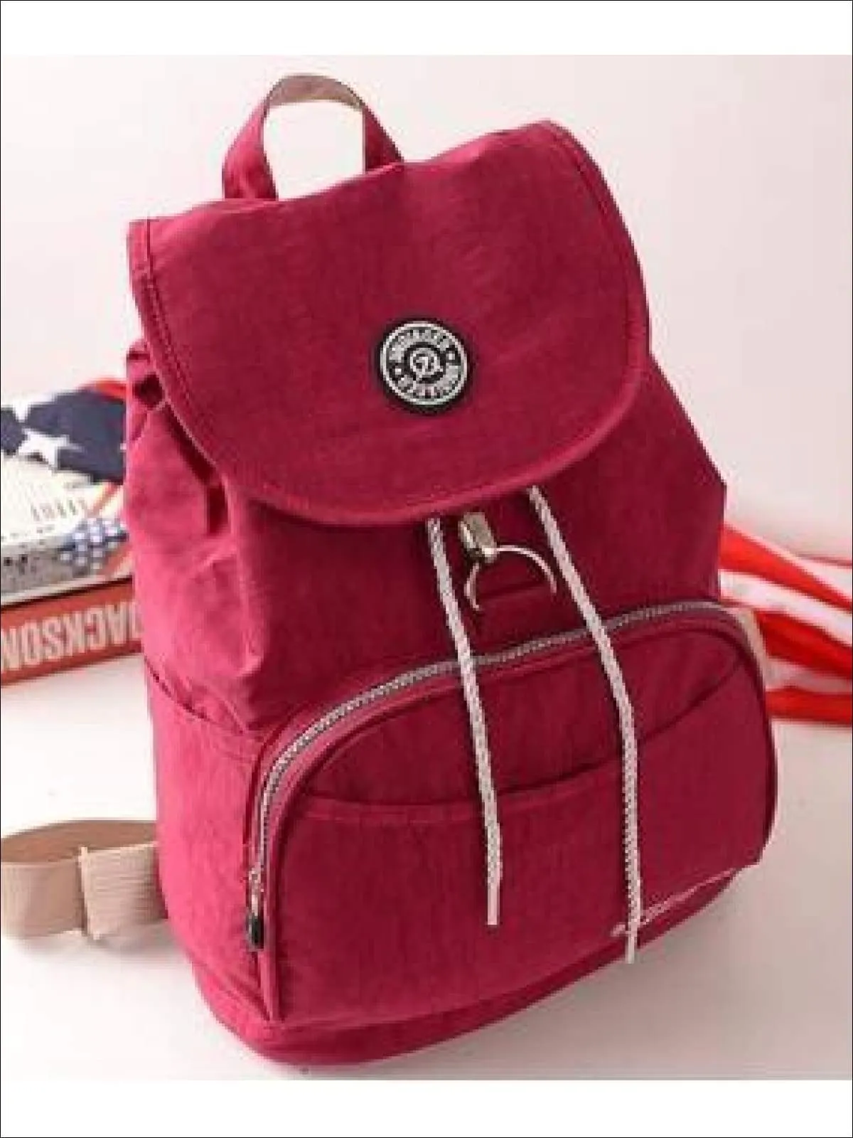 Girls 15" Kipling Inspired Waterproof Backpacks