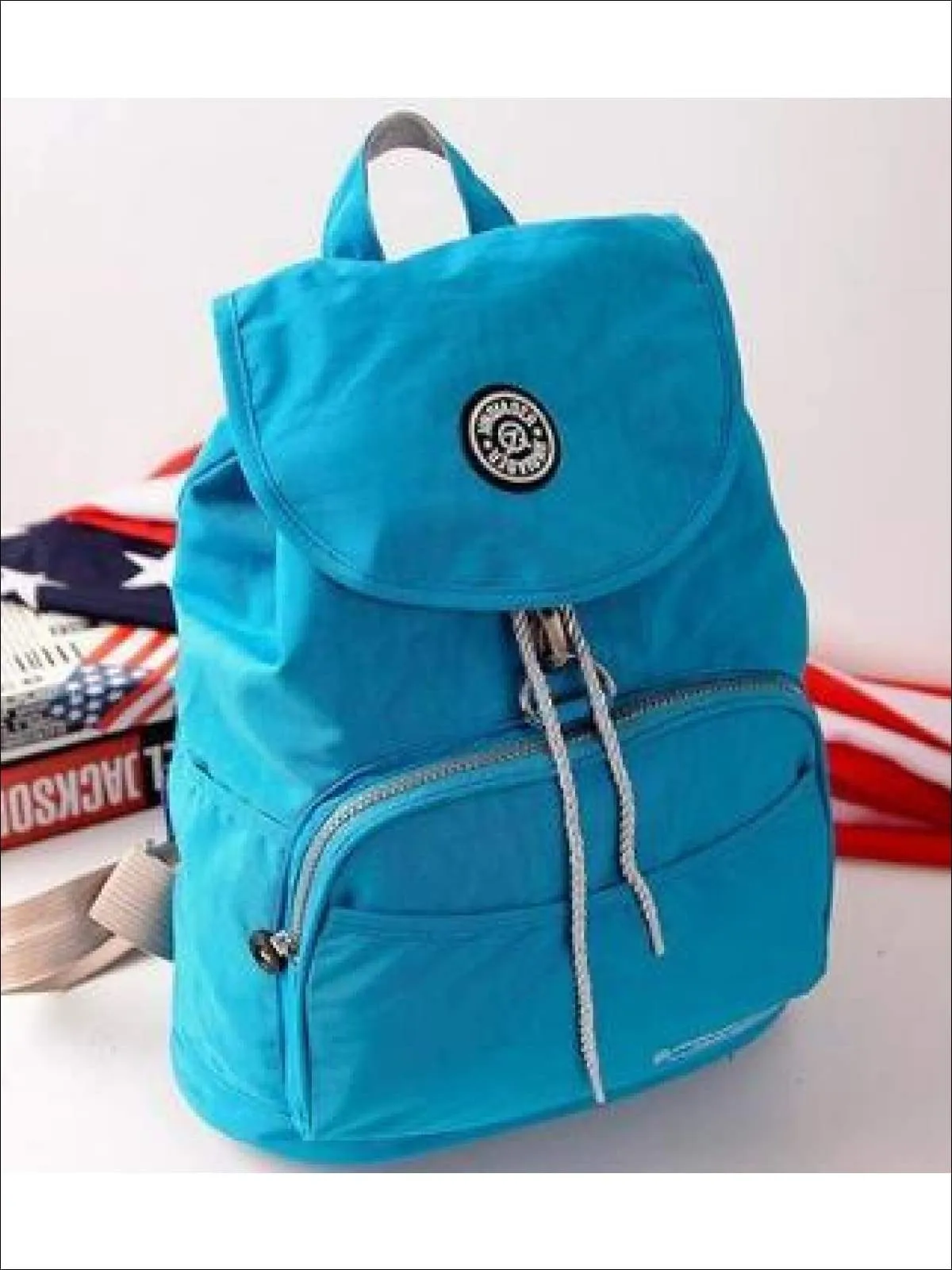 Girls 15" Kipling Inspired Waterproof Backpacks