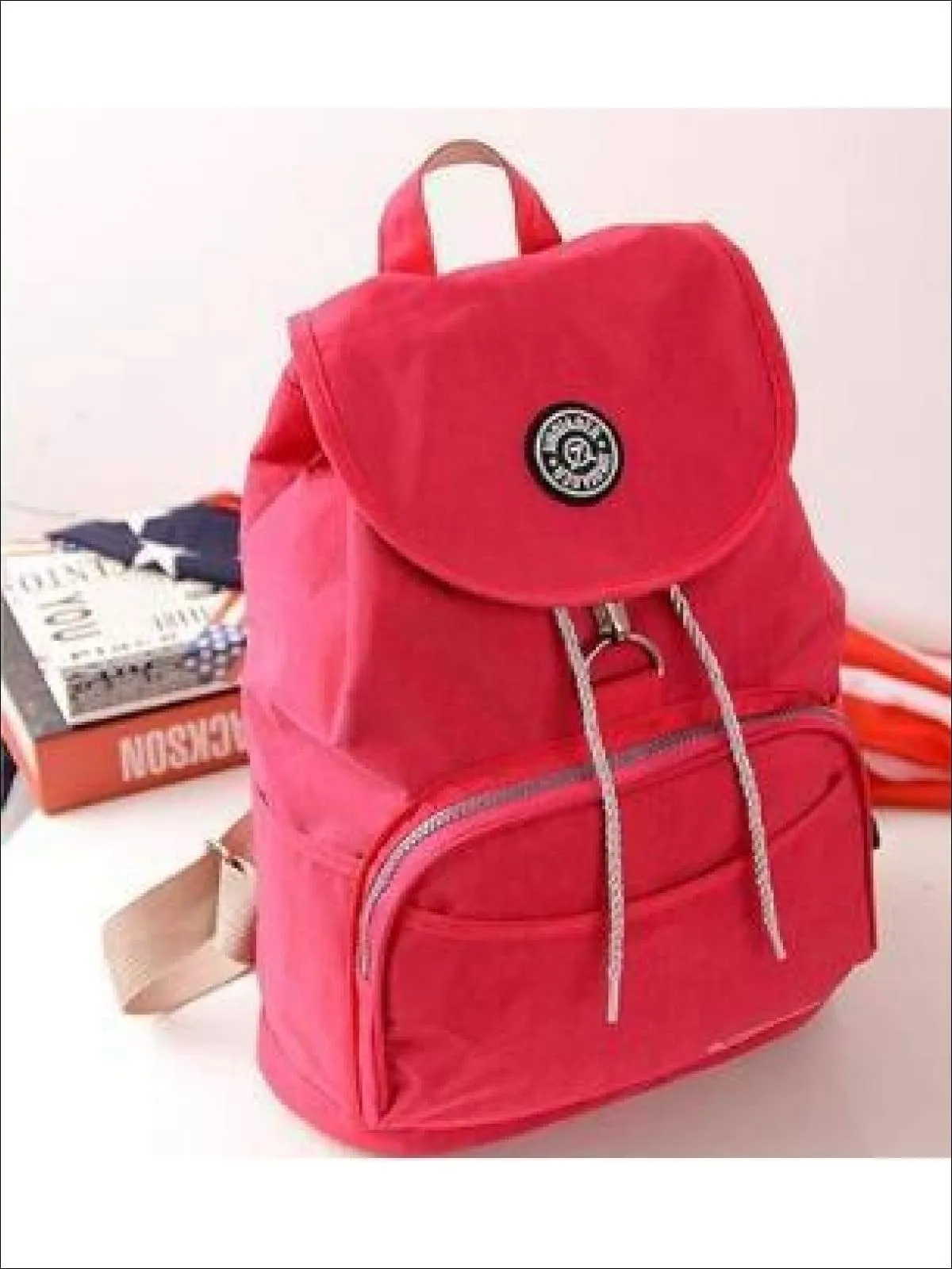 Girls 15" Kipling Inspired Waterproof Backpacks
