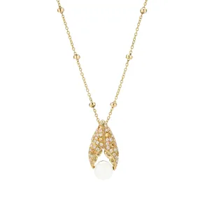 Jewels Verne Crab Pincer Pearl Pendant
