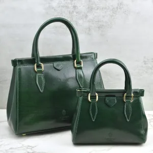Lizzy & Betta Top Handle Bag, Italian Leather