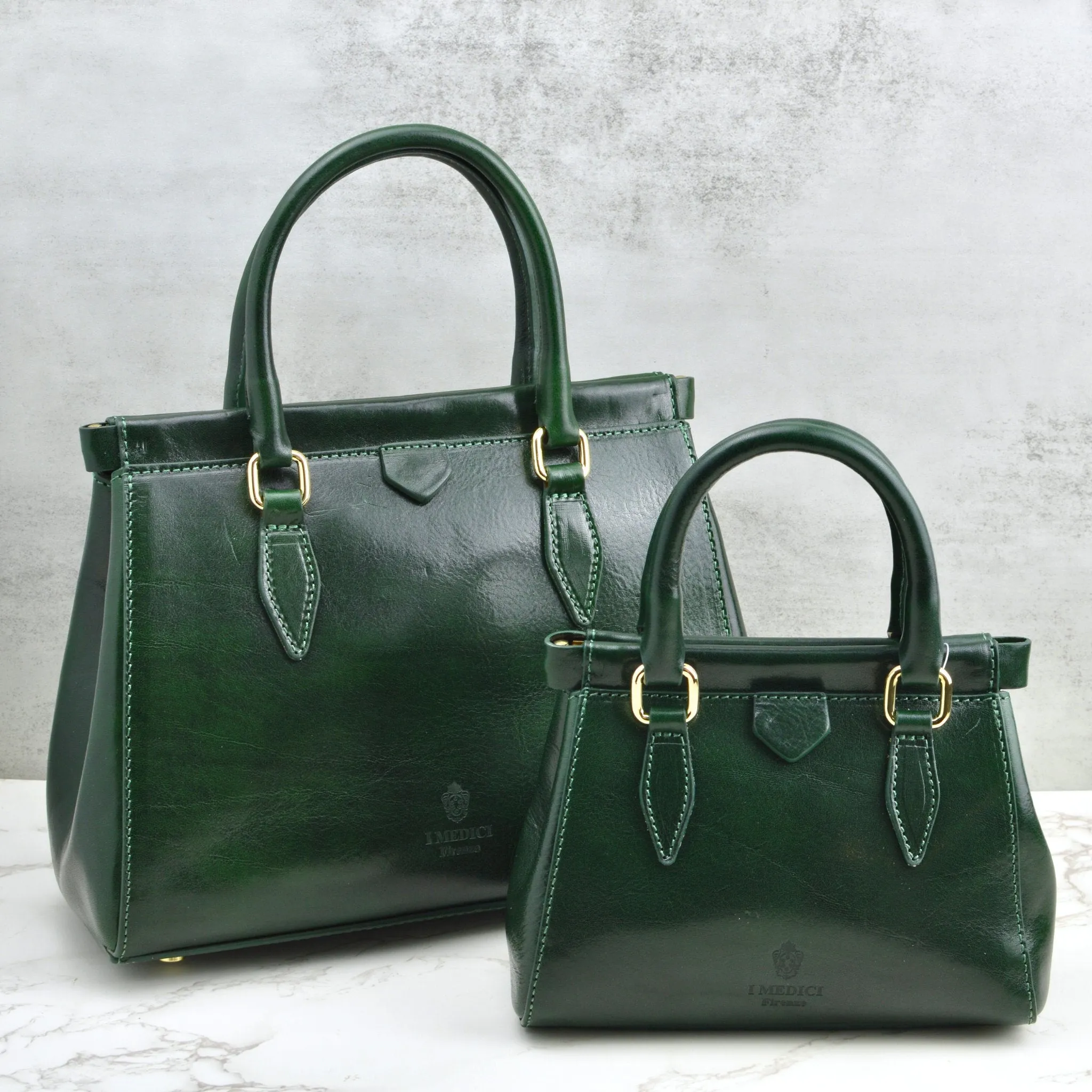 Lizzy & Betta Top Handle Bag, Italian Leather