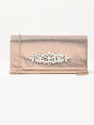 Rectangular Stone Clutch