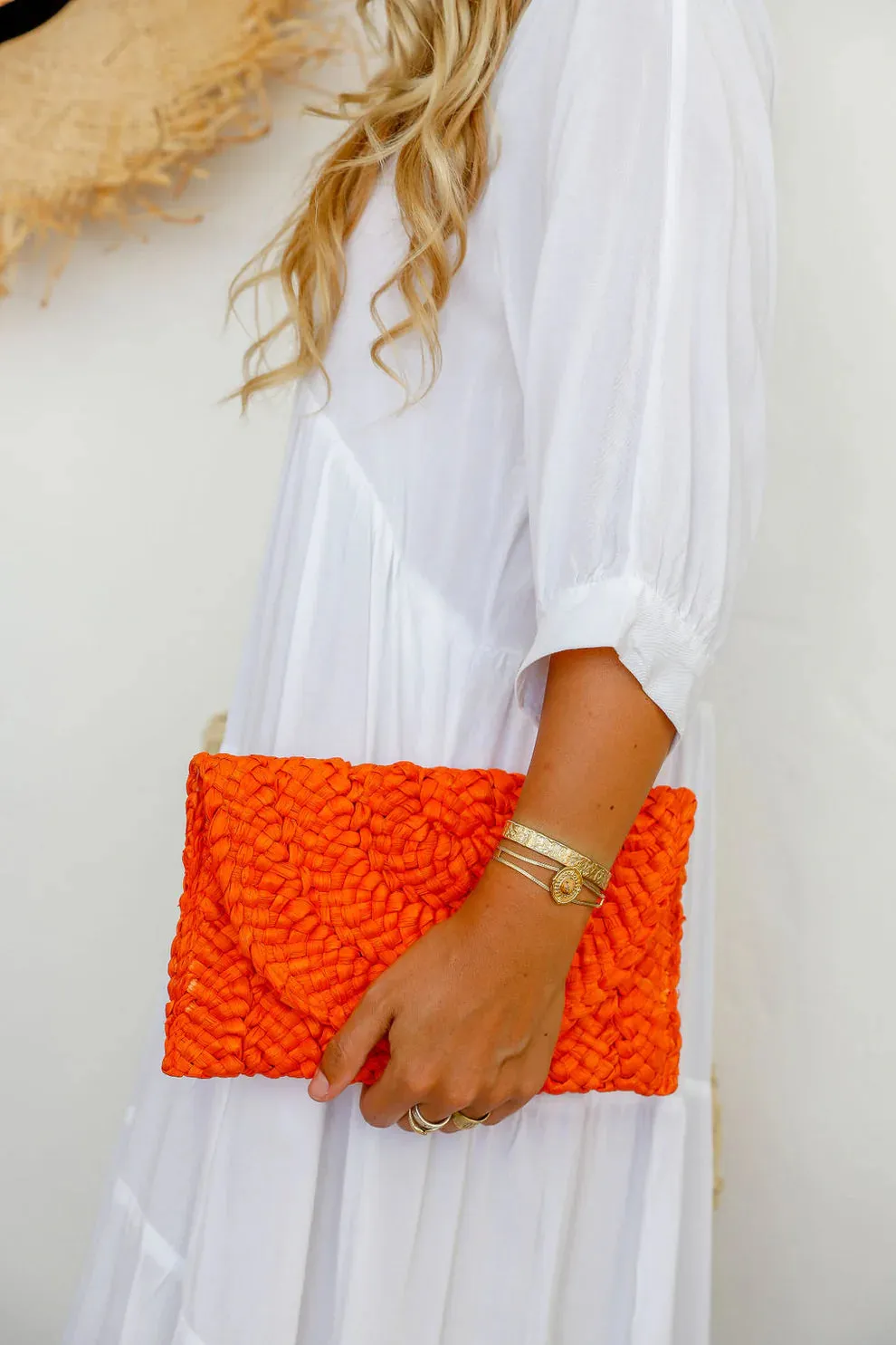Rio Woven Clutch