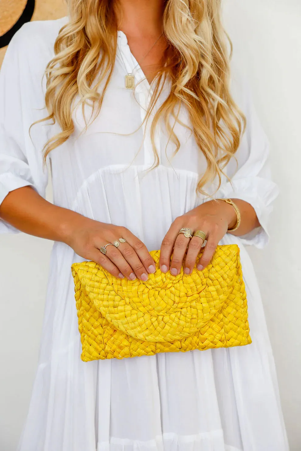 Rio Woven Clutch