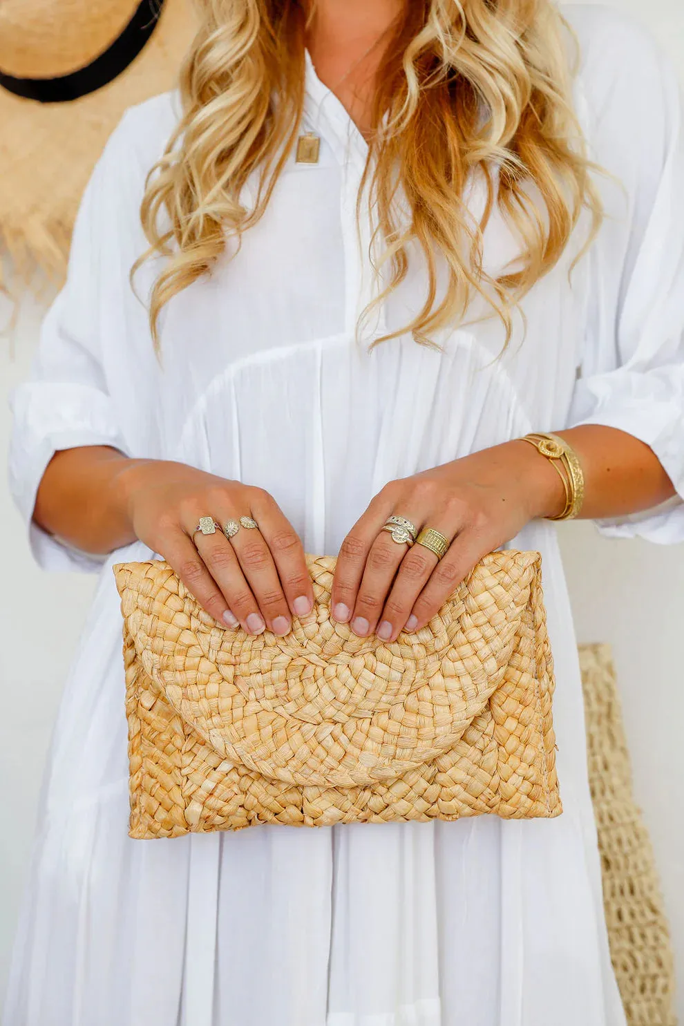 Rio Woven Clutch
