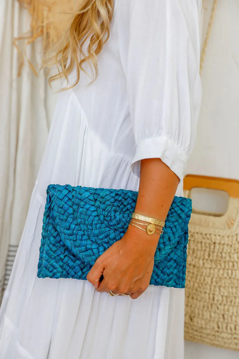 Rio Woven Clutch