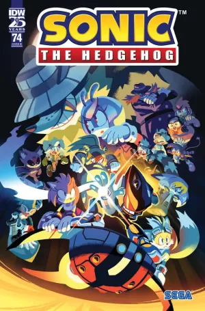 Sonic The Hedgehog #74 Variant Ri (10) (Fourdraine)