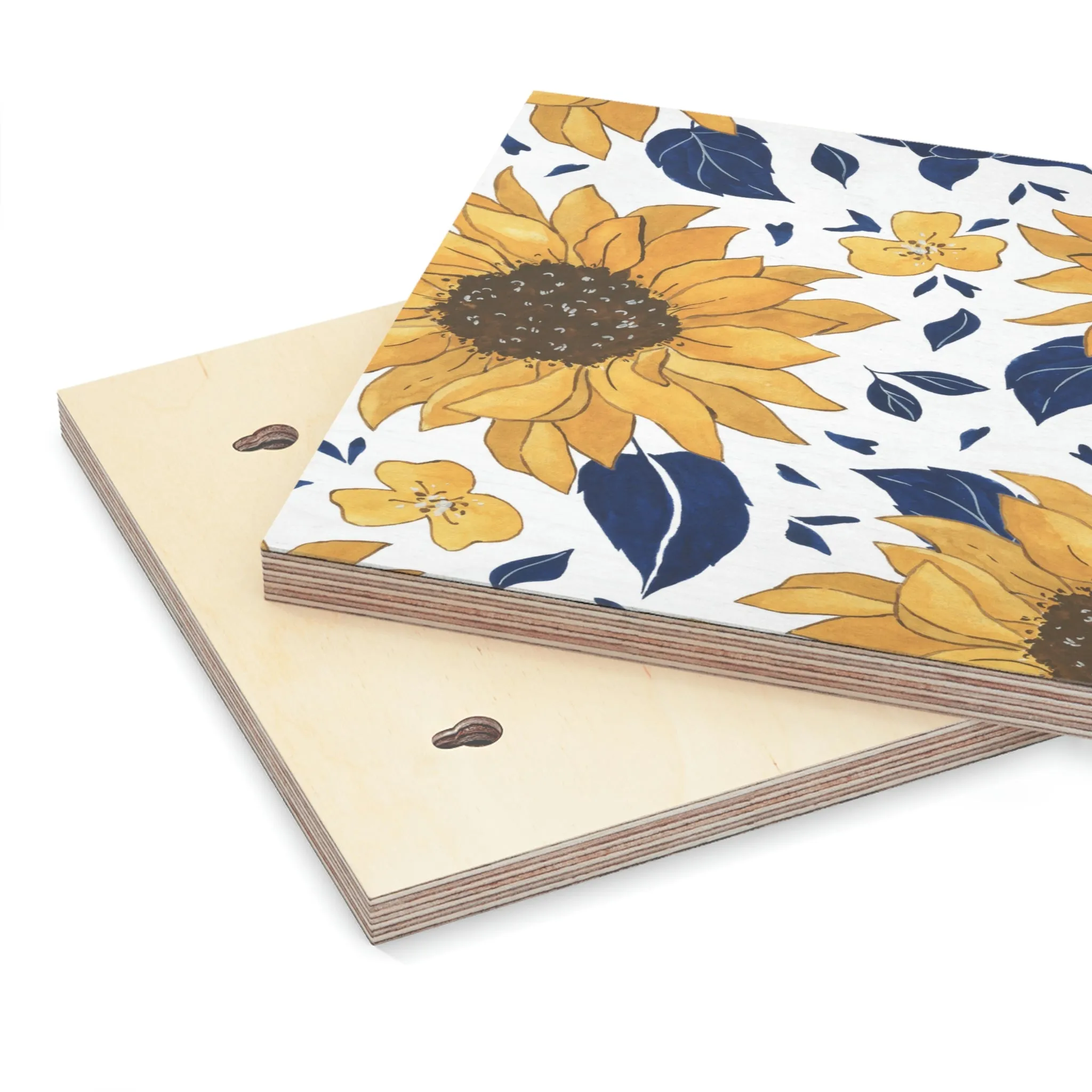 sunflower Wood Canvas