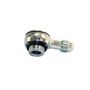 Tilton 90 Degree 9/16-18 Male to 4 AN Banjo Steel Adapter Banjo